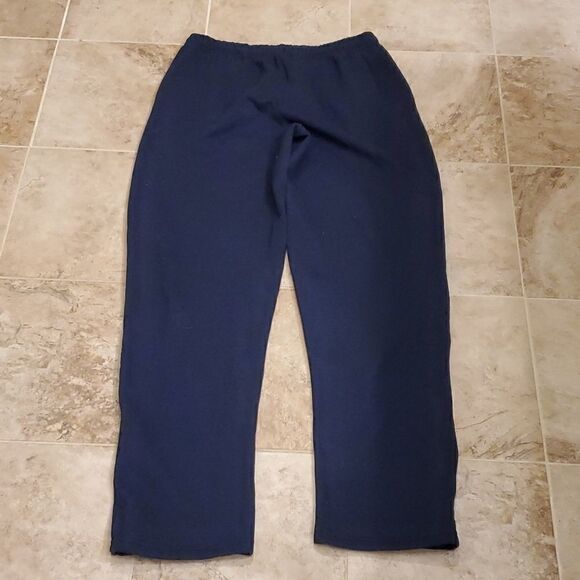Men's Gildan heavy blend navy blue sweatpants - Picture 6 of 6